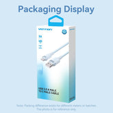 Vention Cotton Braided Aluminium Alloy USB-A 2.0 to USB-C 1m - CTNBF